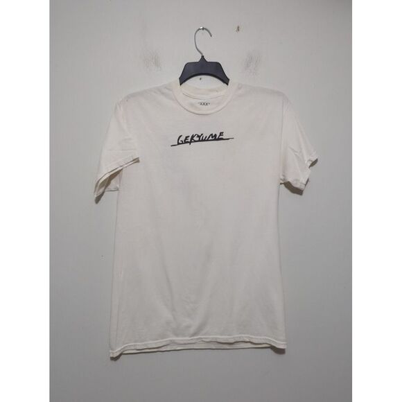 Gekyume XXXTentation Mens White Graphic Question Mark Shirt Size Medium - Picture 1 of 7